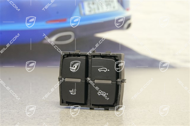 combined switch, suspension levelling, fixed tow hitch, black matte combined switch, suspension levelling, fixed tow hitch, black matte