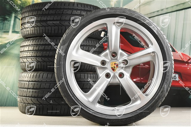 20" Koła letnie SportTechno, 9J x 20 ET51 + 11,5J x 20 ET68 + NOWE opony letnie Pirelli P Zero 245/35 R20 + 305/30 R20, bez czujników ciśnienia