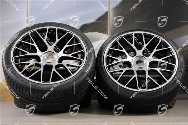 20" Koła letnie komplet Turbo S, felgi 9J x 20 ET51 + 11,5J x 20 ET56, opony letnie 245/35 ZR20 + 305/30 ZR20, z czujnikami ciśnienia RDK