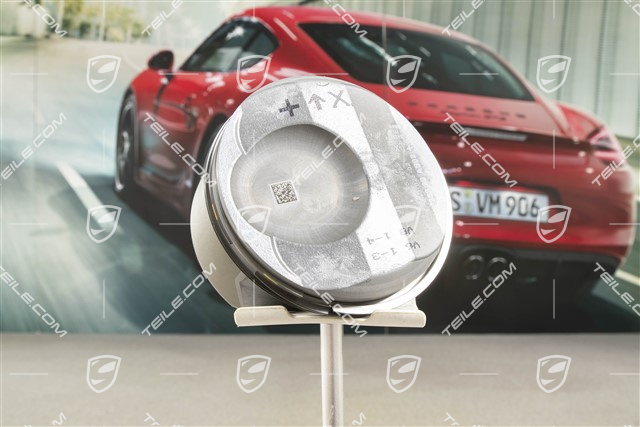 Kolben komplett mit Kolbenringe, Sprengring / Sicherungsring, Kolbenbolzen / Zyl. 1-4 560-565 G, S / GTS