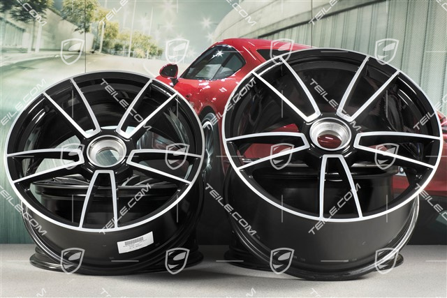20+21-inch wheel rim set Turbo Sport 4, rims: front 9J x 20 ET41 + rear 11,J x 21 ET67