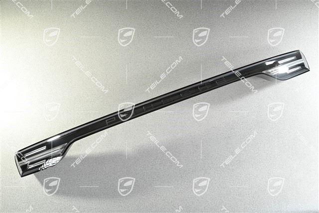 Blenda tylna środkowa z czarnym napisem