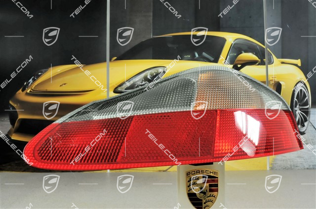 Lampa tylna, czerwony/biały, R Lampa tylna, czerwony/biały, R