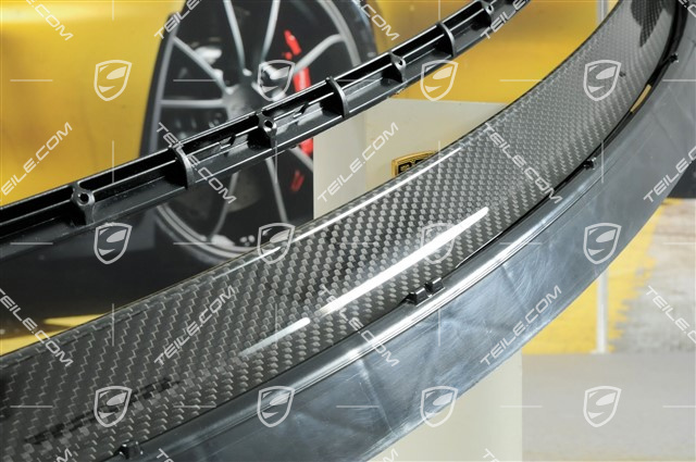 Blenda wlotu powietrza + mocowanie, Carbon