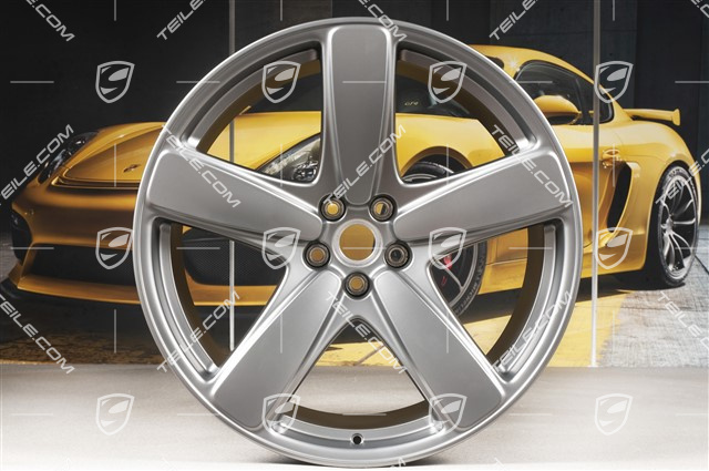 21-inch wheel rim "Sport Classic", 10J x 21 ET19, Platinum satin matt