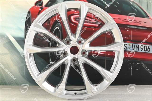 19" Felge Macan Design-Rad, 9J x 19 ET21, Brilliantchrom