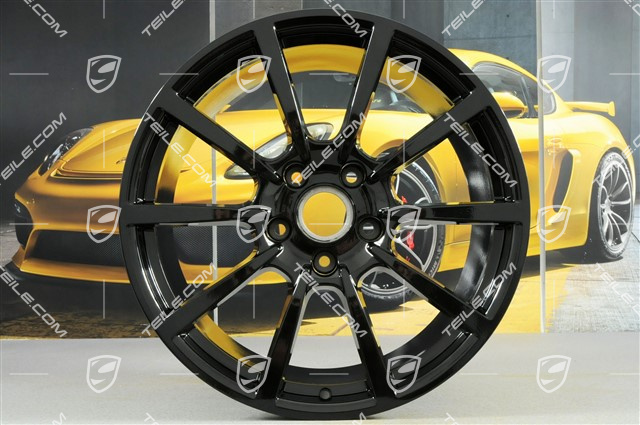 20" Felge Carrera Classic (II), 11,5J x 20 ET76, czarny połysk