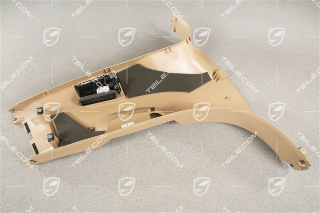 Tapicerka słupka-B, dolna, Luxor Beige, L