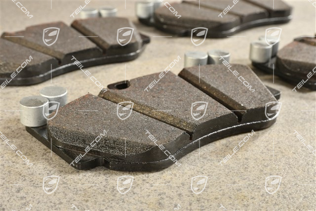 Klocki hamulcowe (zestaw naprawczy), 19" wentylowane, czerwone zaciski