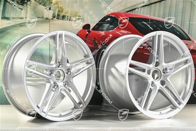 19-inch Carrera VI rim set, 8,5J x 19 ET50 + 11J x 19 ET77, for winter use
