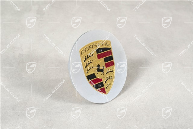 Dekielek koła, wklęsły, kolorowy herb, polerowany, do felg Turbo III