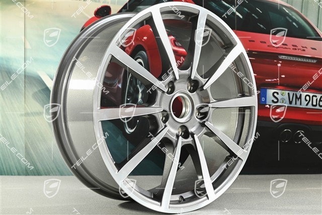 20" Felge Carrera Classic, Titan dunkel, 8J x 20 ET57