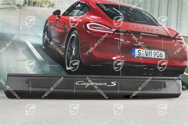 Blenden/Einstiegleisten, ohne Beleuchtung, Carbon, "Cayman S", Satz, L+R