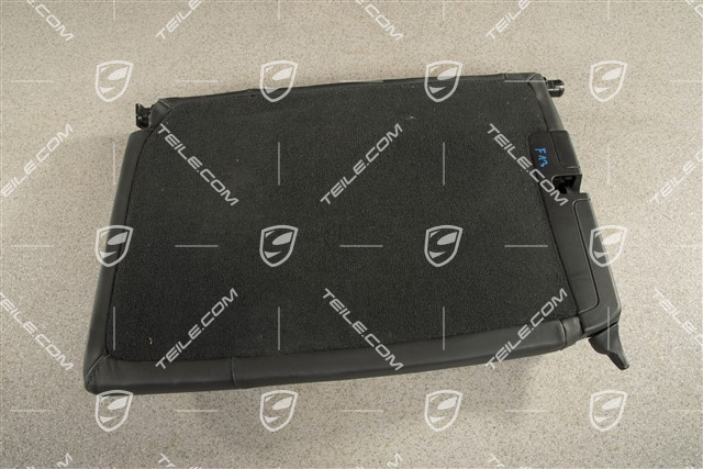 Cabrio, Notsitzrückenlehne, Leder, Schwarz, L