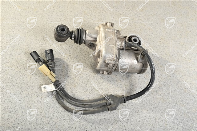 Rear axle steering mechanism, L