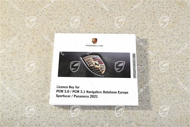 Aktualizacja oprogramowania nawigacji, Europa, pojazdy z PCM 3.0/3.1. Wersja danych 2021