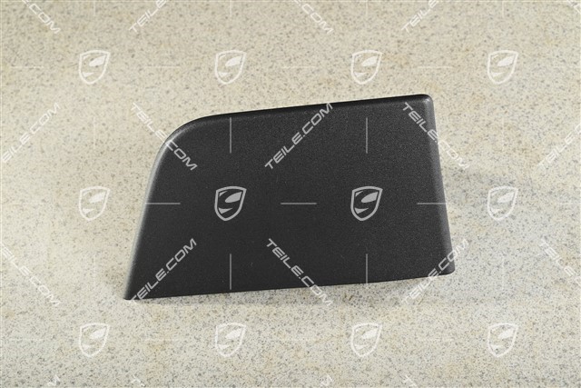 Nakładka osłony progu, przednia, czarny mat / satyna, R