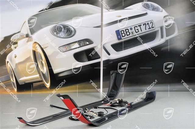 Einstiegleiste mit Beleuchtung, CARBON, Turbo, Satz (L+R)