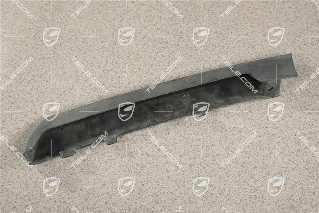 Front bumper with ACC disc / trim centre-upper, satin black