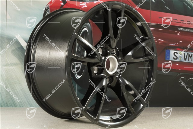 18" Felge Carrera IV (Facelift), 10,5J x 18 ET60, C2/C2S, schwarz hochglanz
