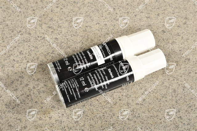 Paint touch-up applicator base coat, Clear lacquer) Volcanogrey-Metallic 2H