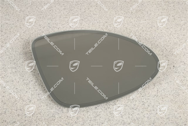 Spiegelglas, konvex, automatisch abblendbar, separat beheizbar, R