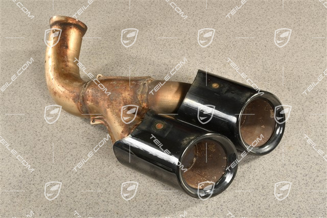 Endrohr, Standard, Schwarz, R