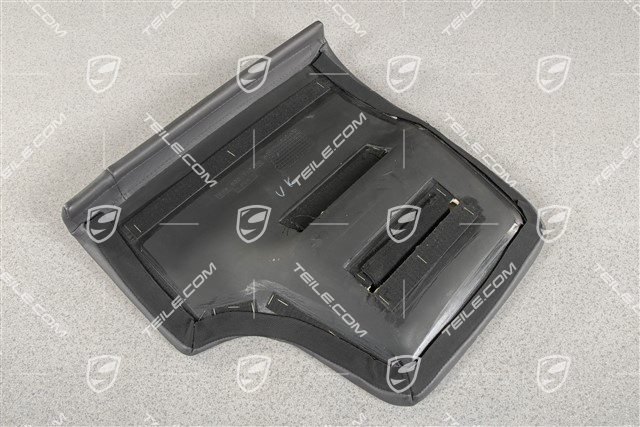 Siedzenia tylne, siedzisko, Coupe/Targa, Skóra, ciemny szary, R