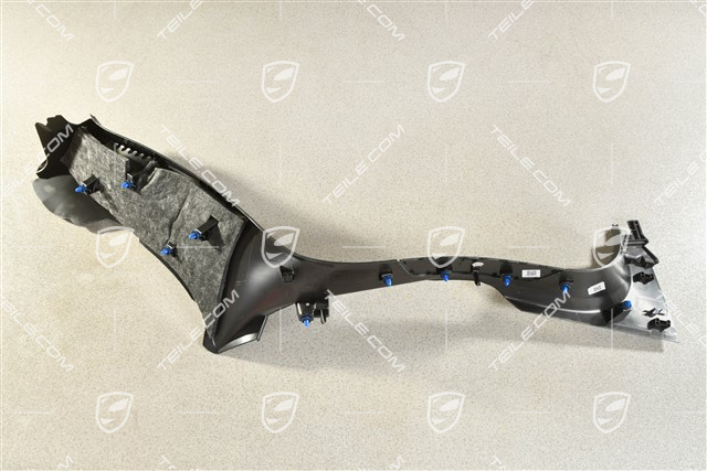 Osłona progu tylna dolna, Czarna, R