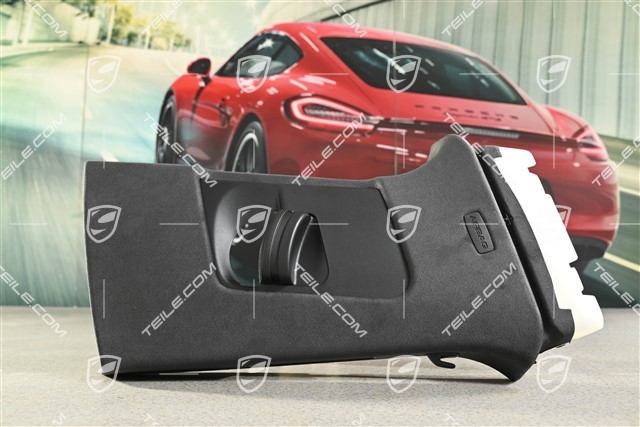 Verkleidung B Säule, Alcantara Schwarz, R