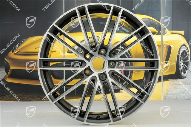 21" Felge Turbo IV, 9,5J x 21 ET71, Titan