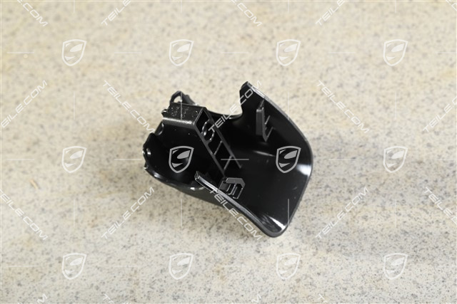 Back seat / backrest bracket cover, Black matte