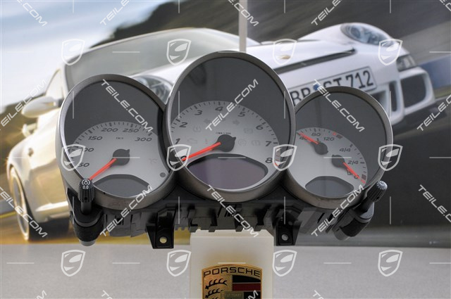 Kombiinstrument komplett, Vulkangrau, Boxster S / Cayman S, 6-Gang Schaltgetriebe Kombiinstrument komplett, Vulkangrau, Boxster S / Cayman S, 6-Gang Schaltgetriebe