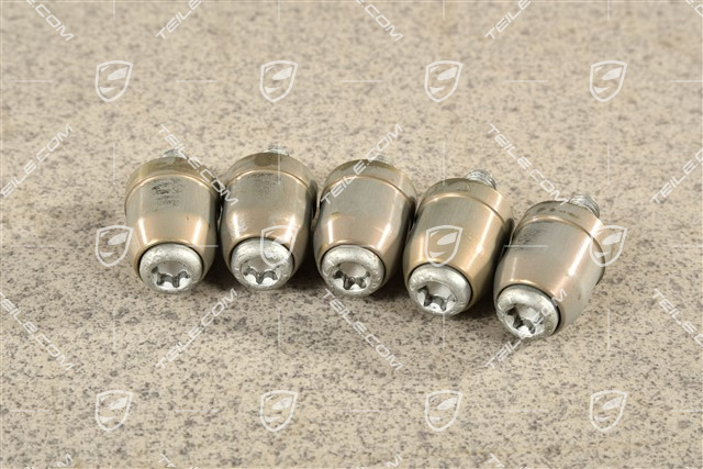 Central wheel lock mounting parts for one hub, L=R