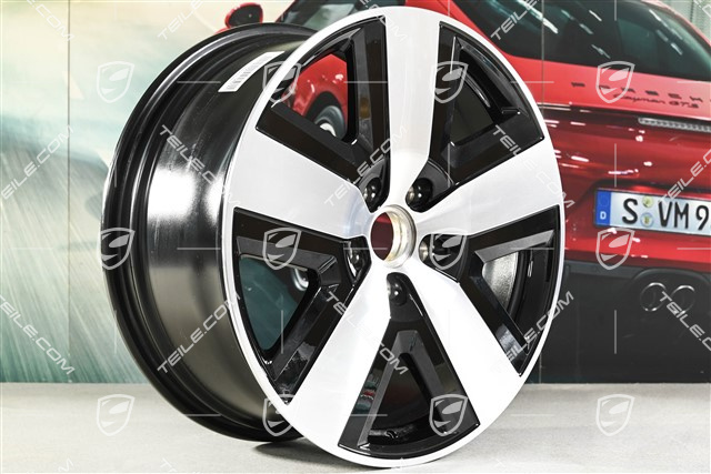 20" felga Cayenne Basis Aero, 9J x 20 ET50, czarny wysoki połysk