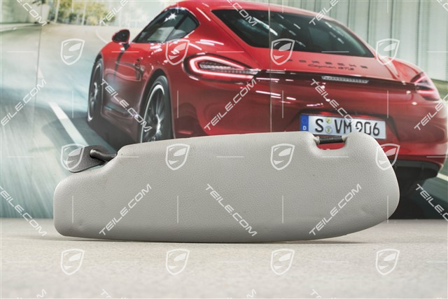 Osłona przeciwsłoneczna, Coupe, skóropodobna, Graphite grey, R