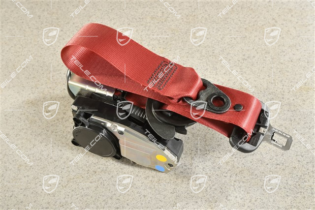 Seat belt, front, Bordeaux Red, R