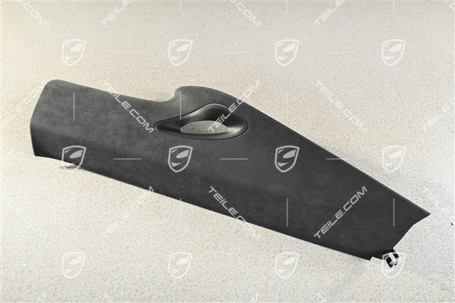 Verkleidung von C-Säule, Coupe, Alcantara, Schwarz, L