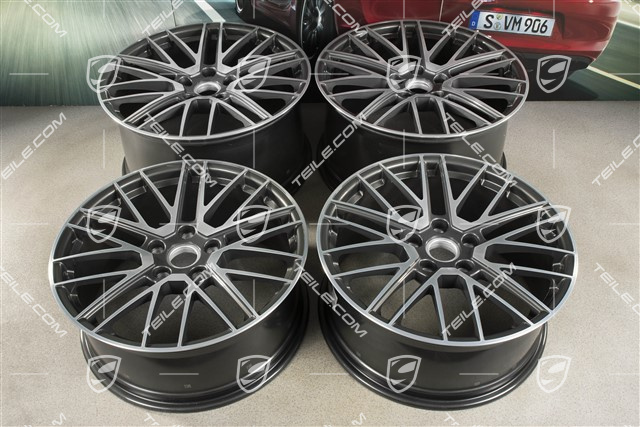 20+21" Komplet felg Turbo V, felgi: przednie 8,5J x 20 ET40 + hinten 11J x 21 ET66