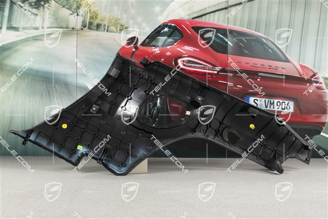 Seitenwandverkleidung, Leder, schwarz, Targa, L