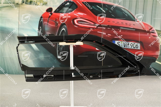 Side ventilation grille, Front bumper lower, Black, Sport Design, L