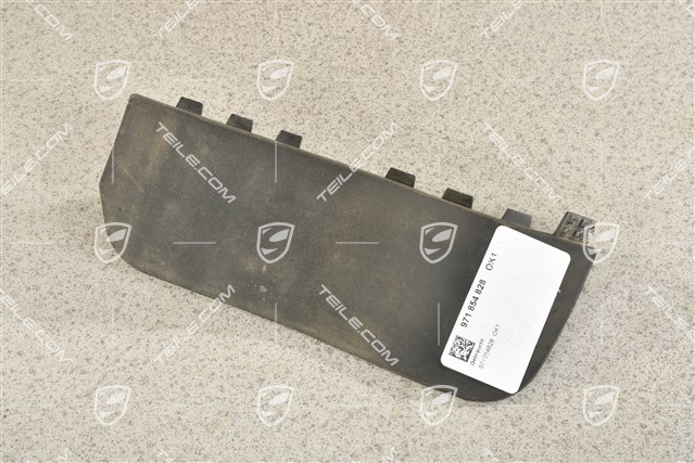 Listwa gumowa, zaślepka, tylna, czarna, R