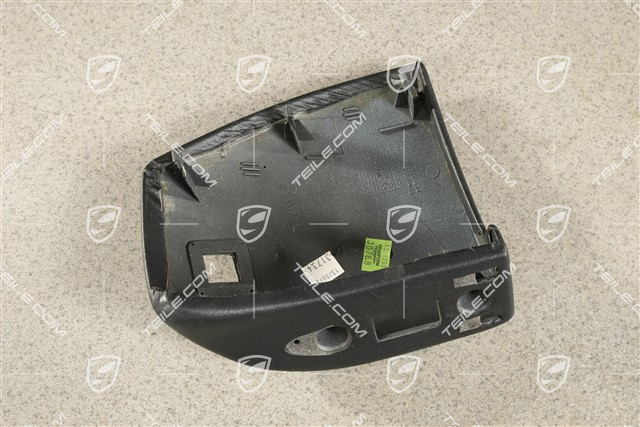 Blende, Vorbereitung Telefon, Kunstleder, Schwarz