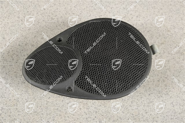 Głośnik tylny, Czarny, skóra, soundsystem Harmann analogowy, Coupe/Targa R / Cabrio L