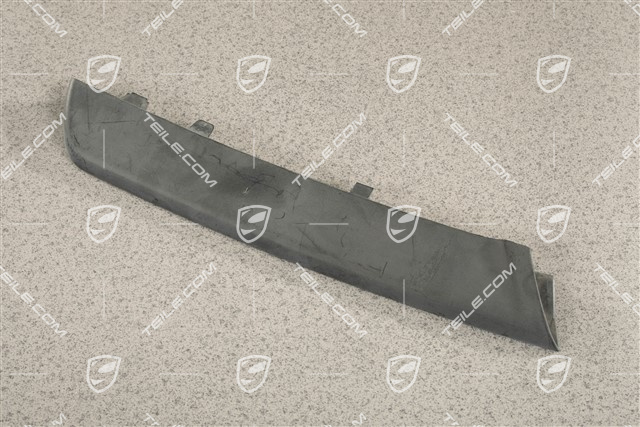 Front bumper with ACC disc / trim centre-upper, satin black