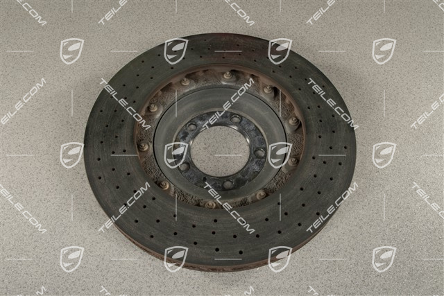PCCB brake disc, damaged, without warranty, L