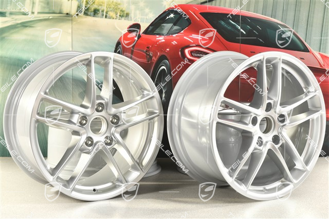19-inch Panamera Turbo II wheel set, 10J x 19 ET61 + 9J x 19 ET60