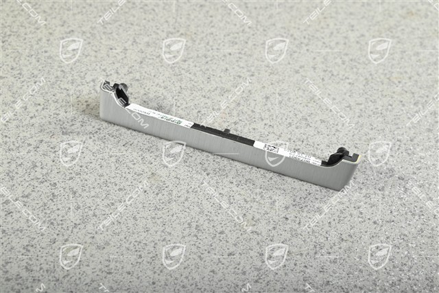 Blende, gebürstetes Aluminium