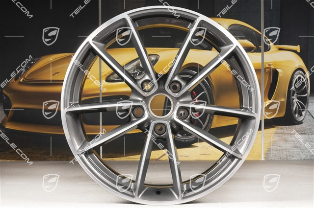 20-inch wheel rim Carrera Classic, 8,5J x 20 ET53, Titan