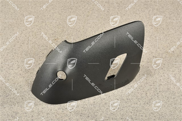 Obudowa luserka zewnętrznego, dolna z otworem na kamerę i podświetlenie, czarny mat, R